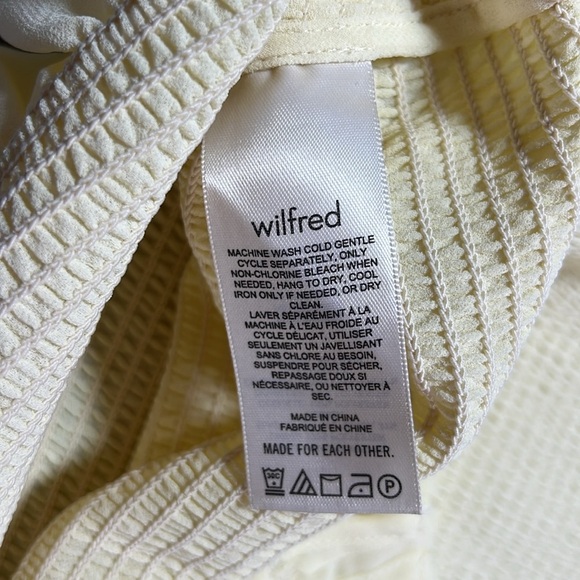 Wilfred tempest top smocked cropped buttery yellow - Picture 6 of 9